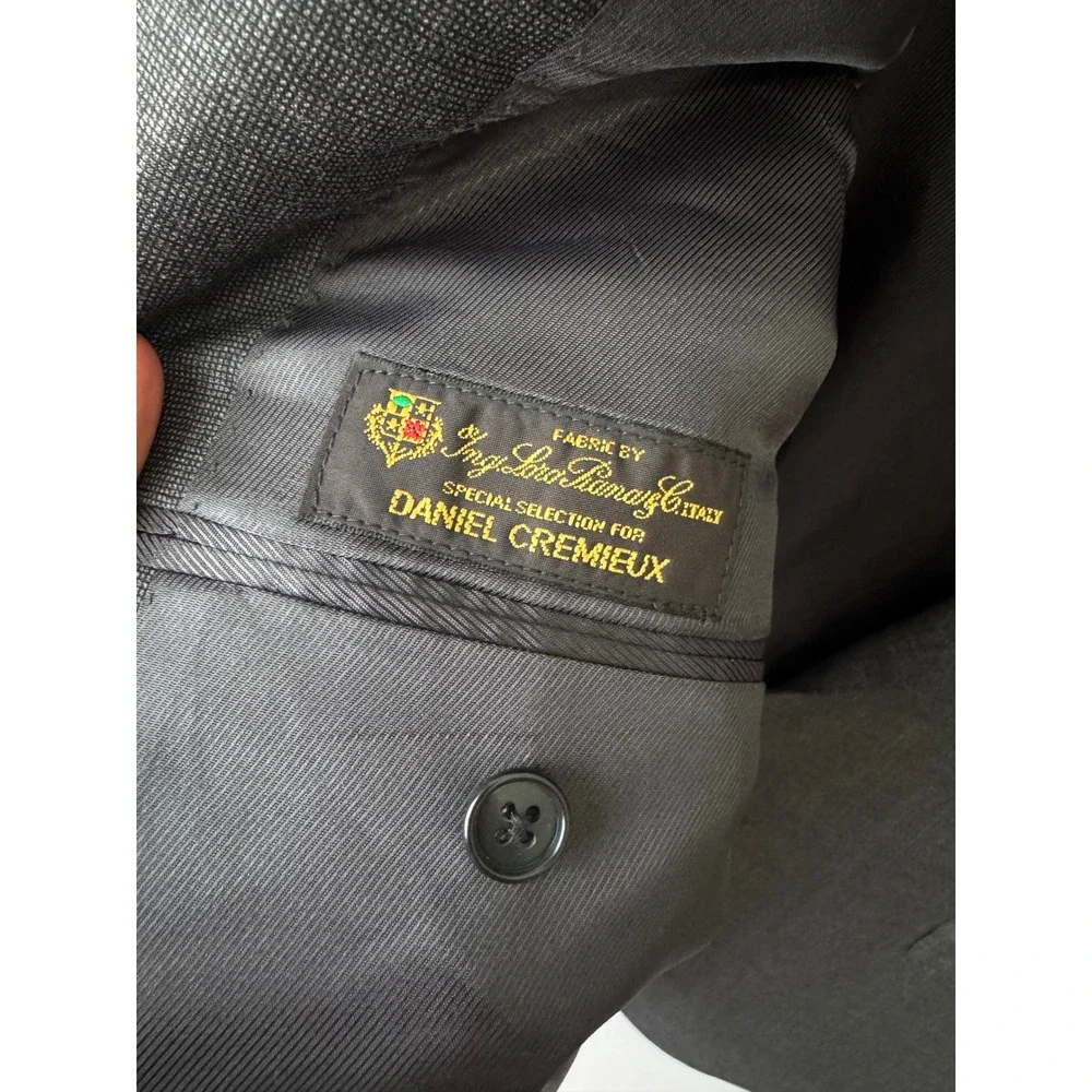 Loro Piana Daniel Cremieux Gray Wool Blazer Sport Coat‎ Size 42R